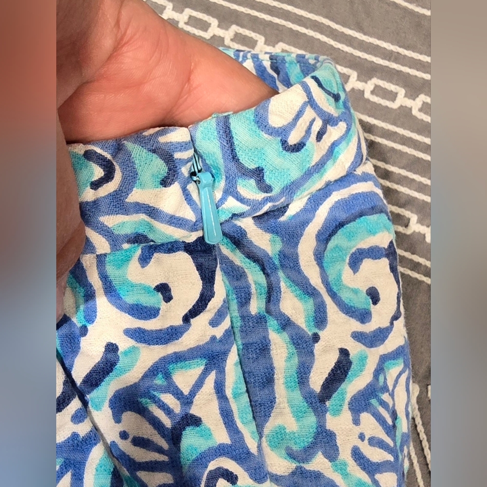 Lilly Pulitzer Adie Shorts In Chasing Tails Print Size 00 - Picture 4 of 7